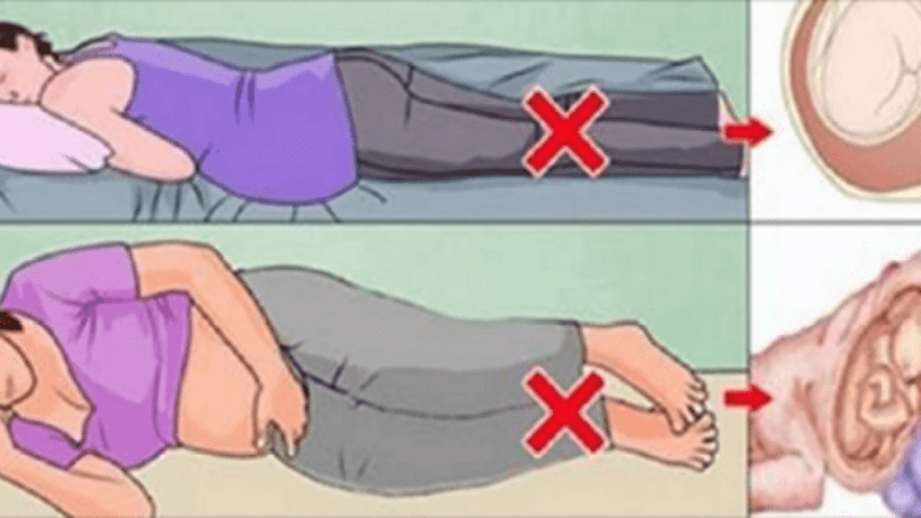 طريقة نوم الحامل بتوأم